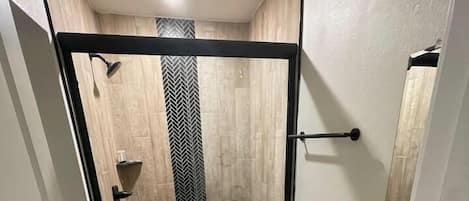 Shower, hair dryer