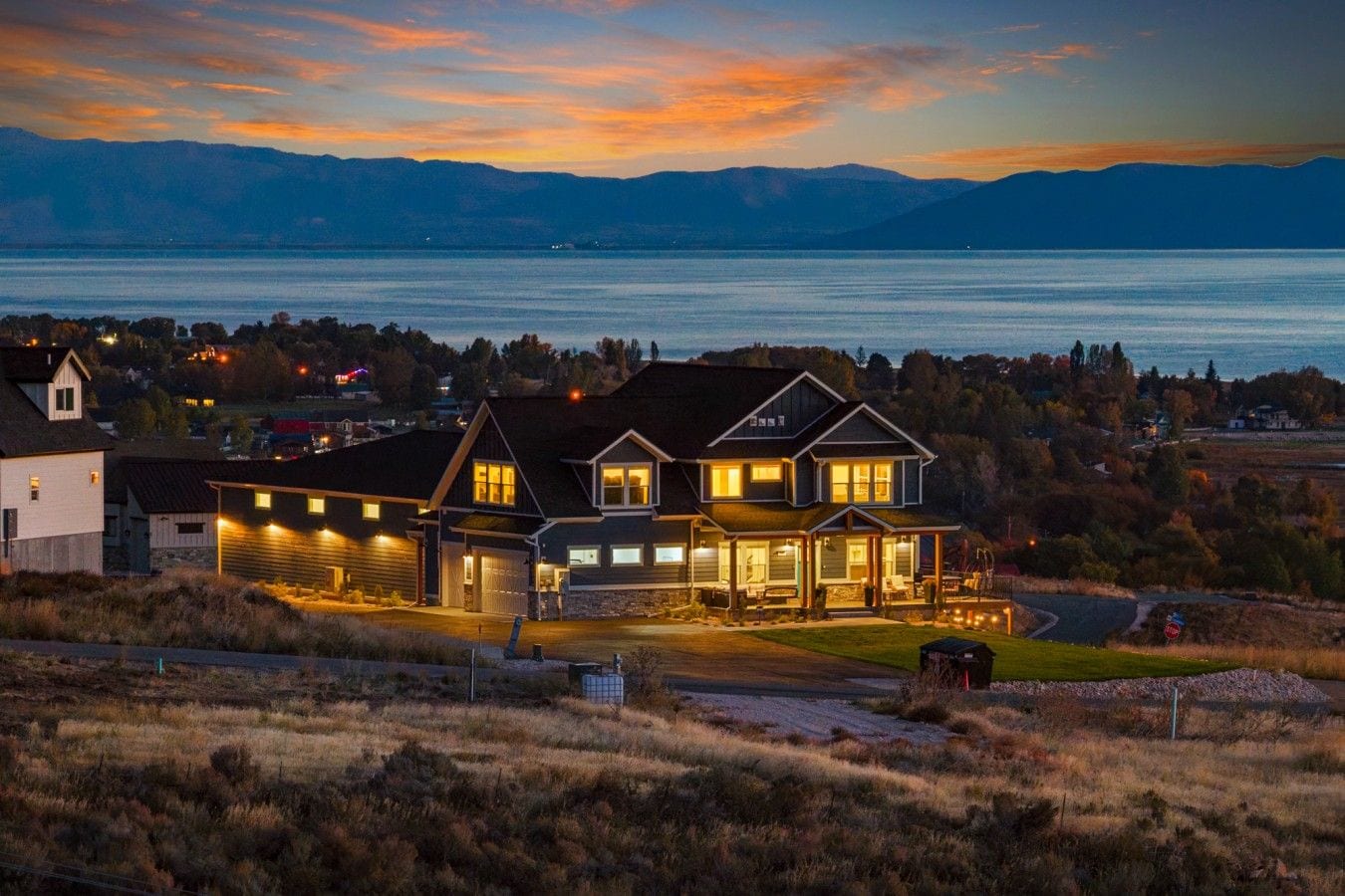Exterior Overlooking Bear Lake!