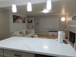 Living area - Entire Modern & Cozy Home Near Light Rail (Shoreline)