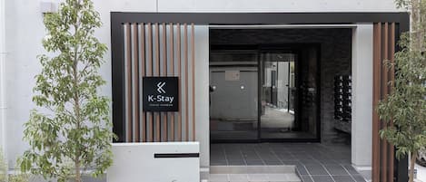 Voorkant van accommodatie