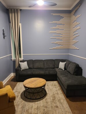 Living area - 2-bedroom apartment in terrific McColl with cool AC (McColl)