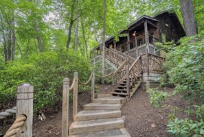 Exterior - Lure Me | 4 Bedroom Lakefront Home | Private Dock + Big Deck Views | Lake Lure, NC (Lake Lure)