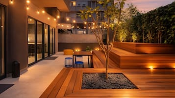 Apartamento básico | Terraço/pátio