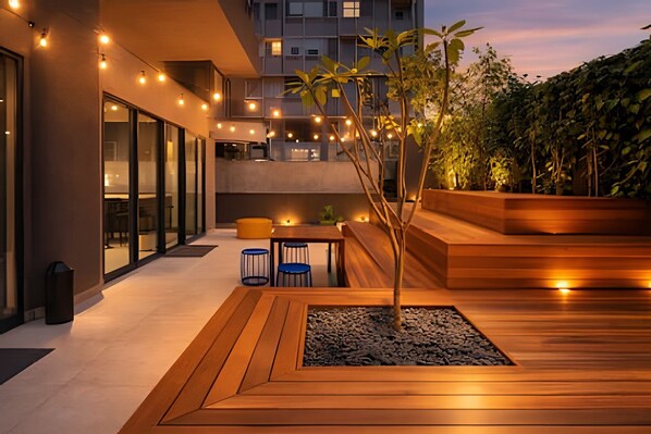 Departamento básico | Terraza o patio