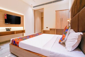 Premium-Zimmer | Bettwäsche aus ägyptischer Baumwolle, hochwertige Bettwaren, Zimmersafe
