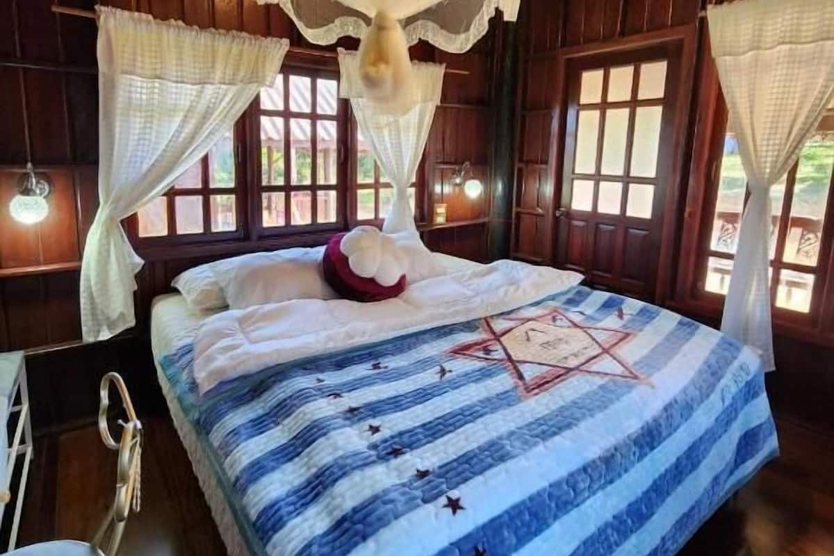 더블룸, 발코니, 정원 전망