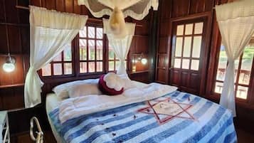 Doppelzimmer, Balkon, Gartenblick