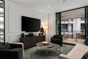 TV - Spacious 3BR Condo | Dual Kitchens | Pool +Hot Tub (Horseshoe Bay)