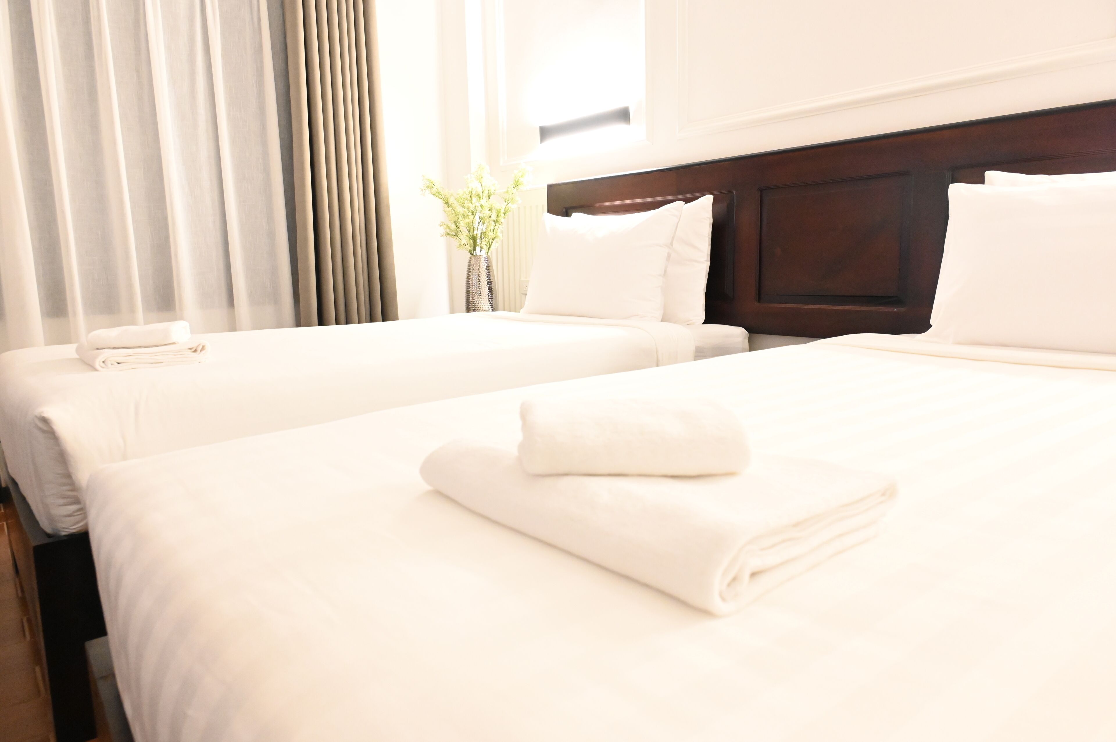 Quarto duplo clássico, vista para o jardim