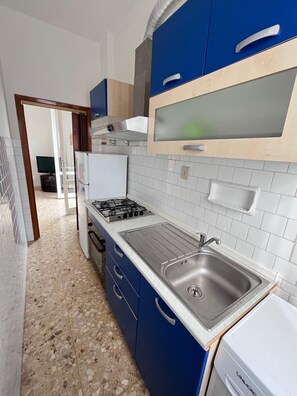 Private kitchen - New three-room apartment near the sea (Marcelli)