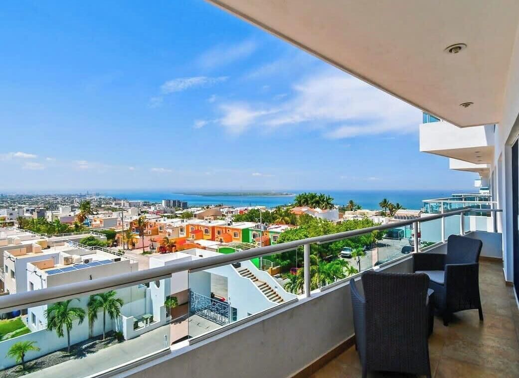 A private oceanview balcony - perfect for your sunset moments!