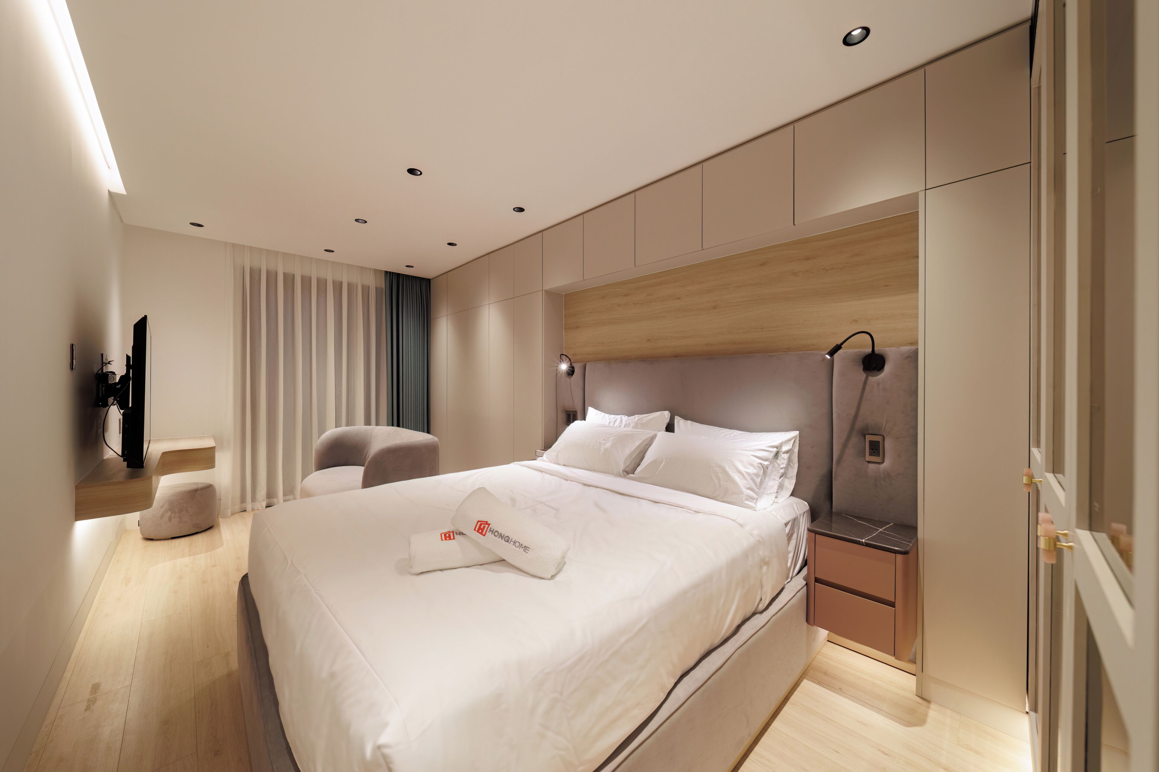 Habitación Deluxe | Ropa de cama de alta calidad, edredón y camas con pillow-top 