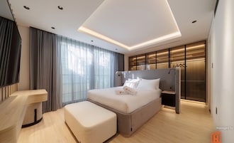 Luxury-Apartment | Hochwertige Bettwaren, Daunenbettdecken, Pillowtop-Betten