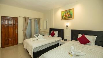 Kamar Double Deluks, balkon, pemandangan kebun