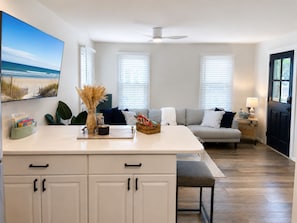 Smart TV, fireplace, offices