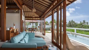 Biệt thự, 2 phòng ngủ, hồ bơi riêng | Khu ẩm thực ngoài trời