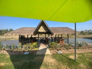 Suite estudio de lujo, vistas al complejo turístico | Jardines del alojamiento