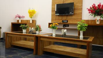 Habitación de lujo doble, vistas al parque | Restauración