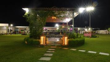 Overnattingsstedets uteområder