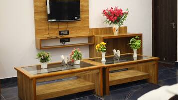 Luksus-dobbeltrom, parkutsikt | Innvendig