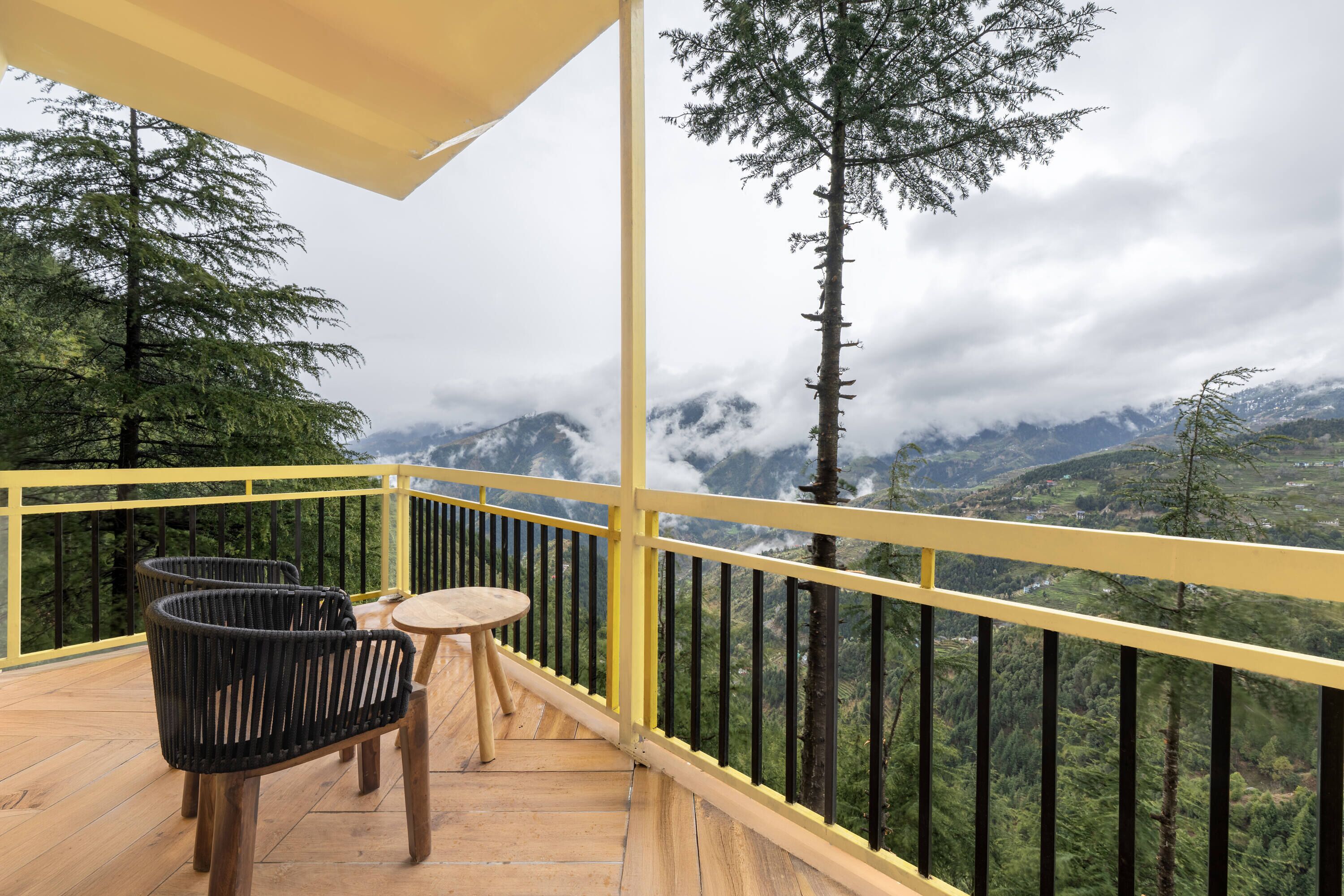 غرفة عائلية رباعية - بشرفة - بمنظر للوادي | إطلالة على الوادي