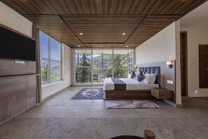 Habitación Premier, bañera, vistas al valle | Balcón