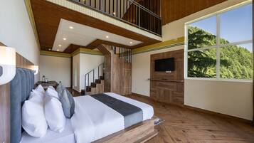 Traditional Quadruple Room, Multiple Beds, Balcony, Valley View | Desk, blackout drapes, iron/ironing board, free WiFi