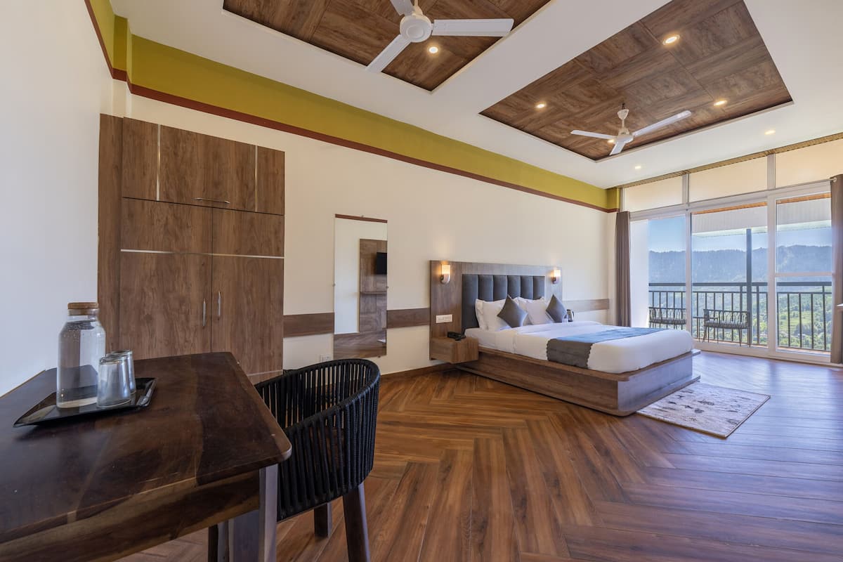 Chambre Deluxe, balcon, vue vallée
