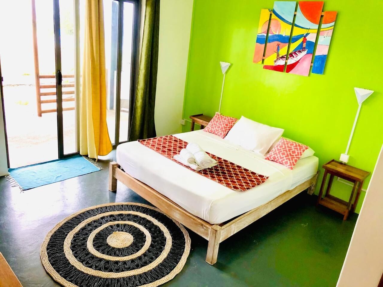 Habitación doble Confort, balcón, vista a la laguna