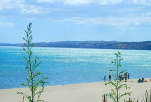 Beach - Casa Libezia B: A welcoming apartment located right on the beach, with Free WI-FI. (Augusta)