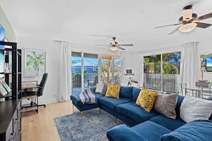 Signature Apartment, 1 Queen Bed | Living area | Smart TV
