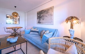 TV - Sunny 2-Bedroom Apartment | Pool & Terrace | Estepona (Estepona)