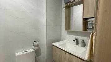 Towels, soap, toilet paper