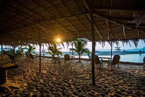 On the beach - Dwarka Beach Resort Goa (Canacona)