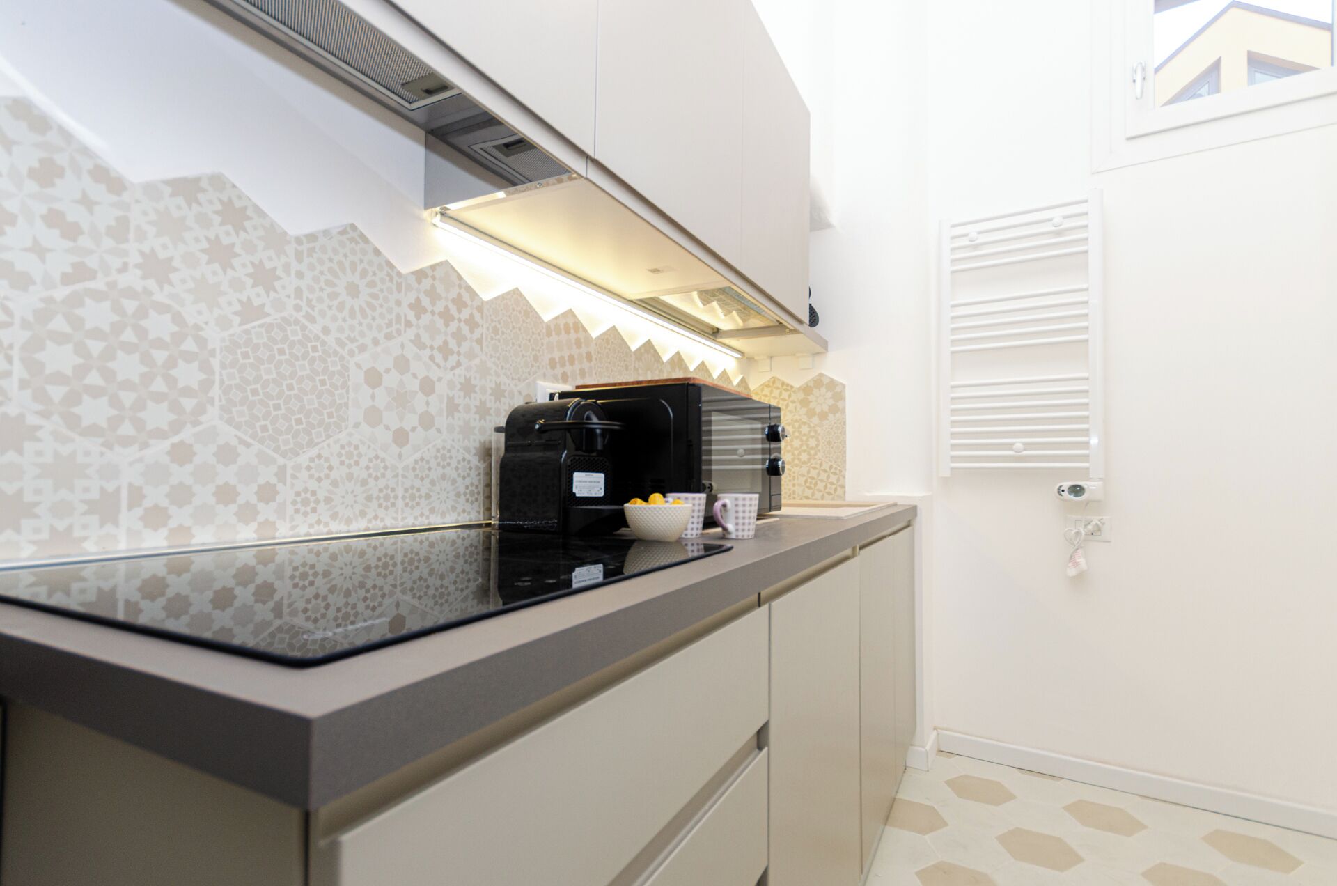 Appartamento, vista città | Cucina privata