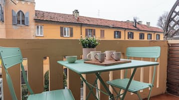 Appartamento, vista città | Terrazza/patio