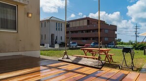 Outdoor dining - Entire building available for rent 5LDK ideal f / Miyakojima City Okinawa (Miyakojima City)