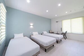 2 chambres, bureau, Wi-Fi gratuit, draps fournis