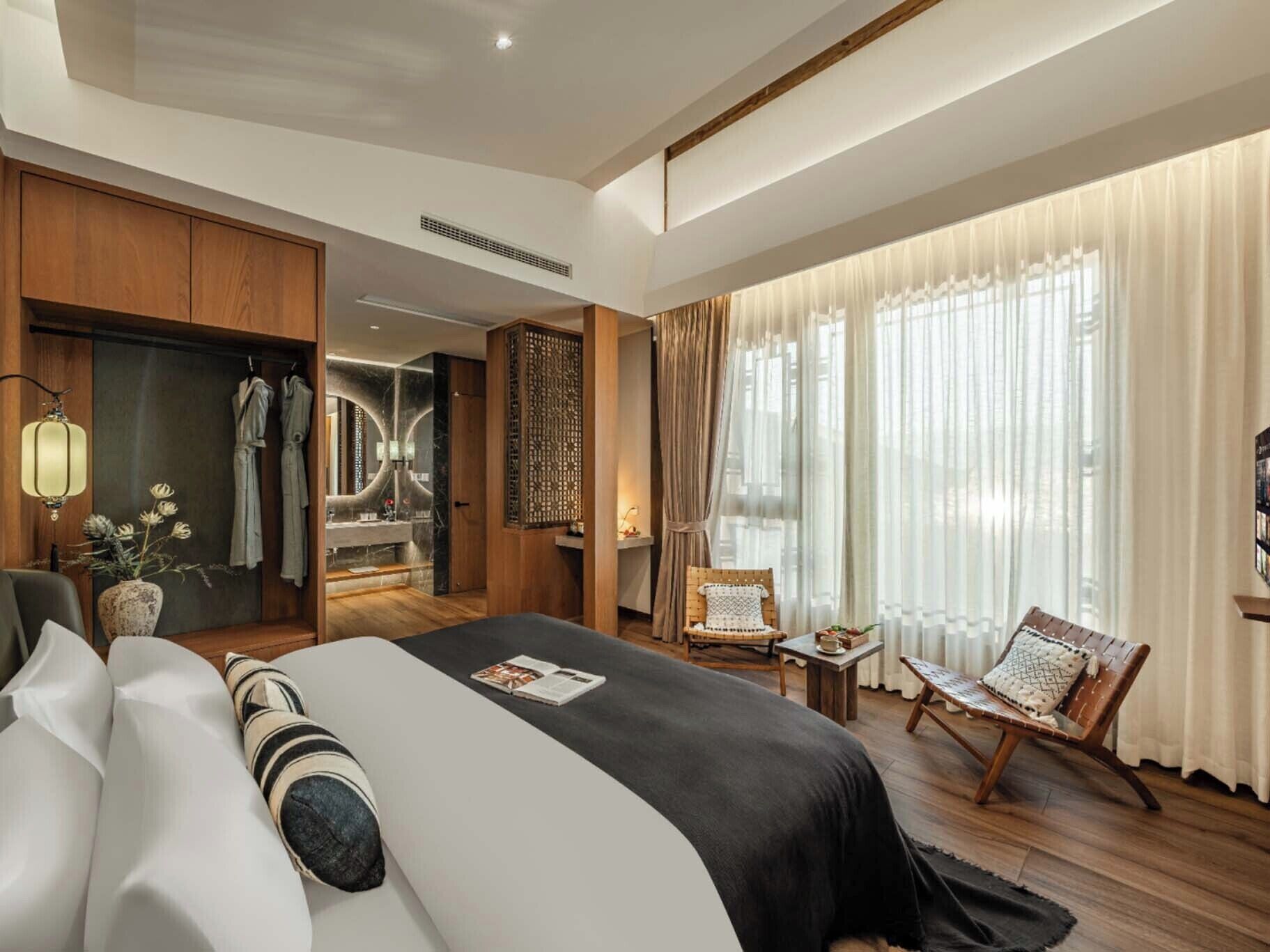 浪漫双人房, 城市景观