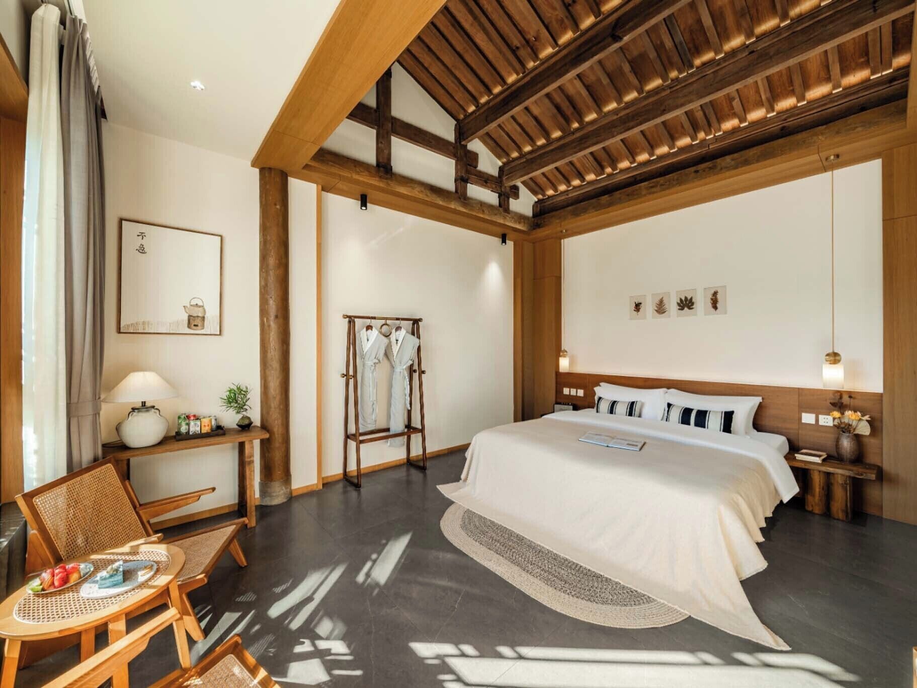 特色双人房, 庭院景观