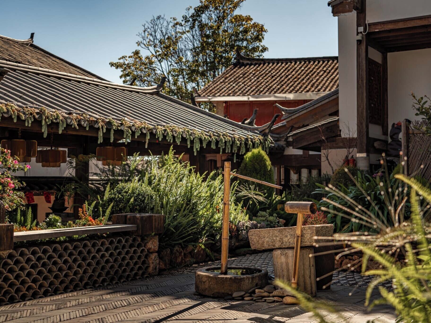 숙박 시설 구내