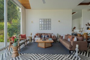 Villa, Balcony | Living area - Staymaster Casa Tanisa 3BR Pool (Vagator)