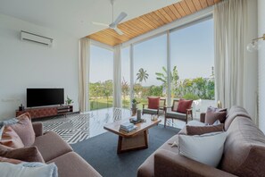 Villa, Balcony | Living area - Staymaster Casa Tanisa 3BR Pool (Vagator)