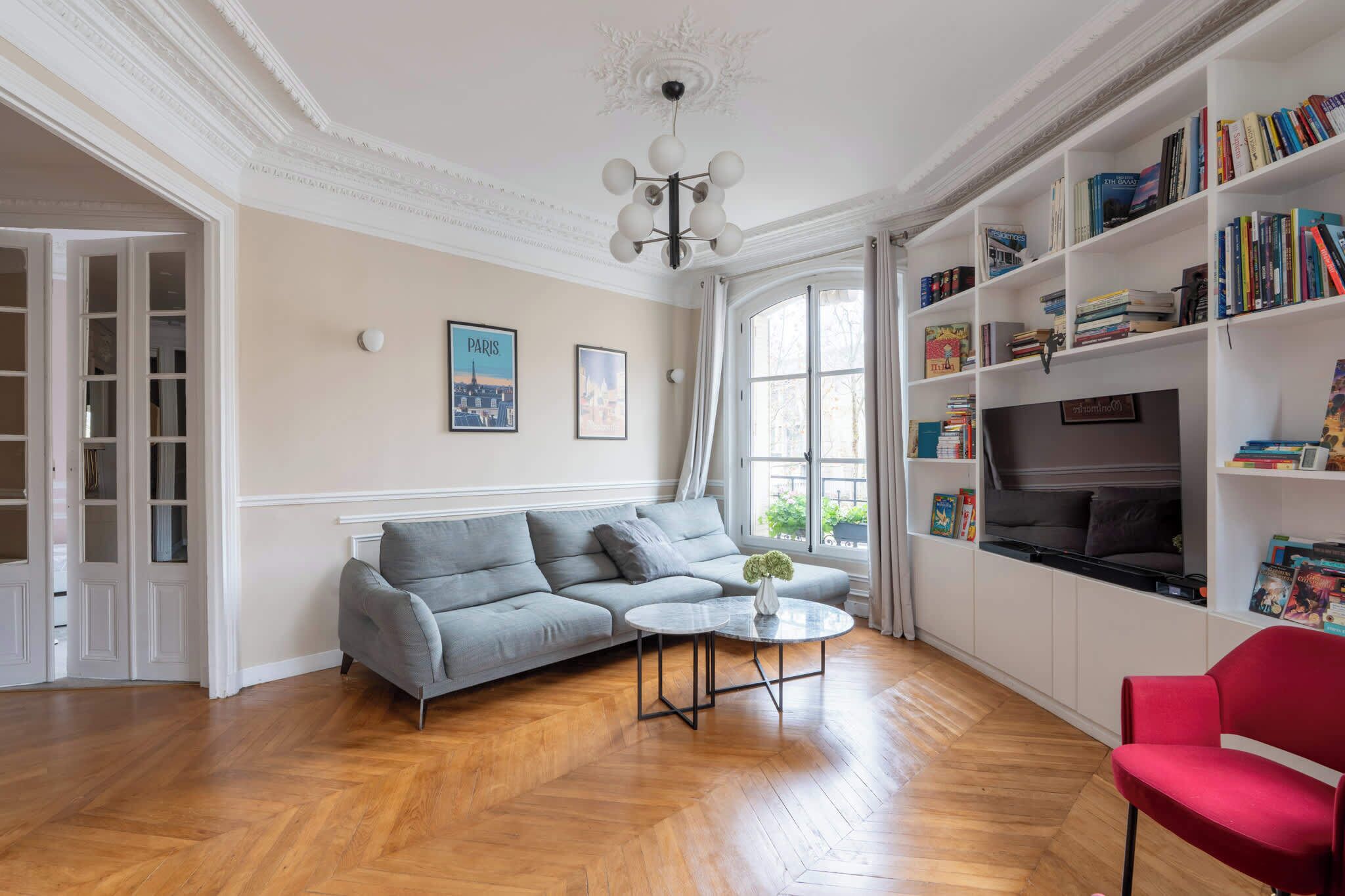TV, DVD player, stereo, offices
