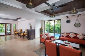 Lobby sitting area - Oxel town house (Siolim)