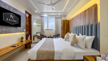 Driepersoonskamer, uitzicht op de stad