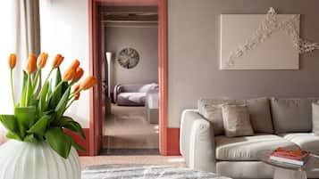 Suite, vista canale | Area soggiorno