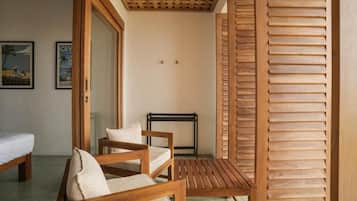 Zweibettzimmer, 2 Einzelbetten, Nichtraucher, Meerblick | Innenbereich