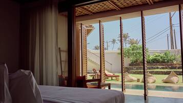 Doppelzimmer, Nichtraucher, Poolblick