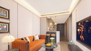 Deluxe Apartment, 1 Bedroom | Living area - Ascott Liangxi Sci-Tech City Wuxi (Wuxi)